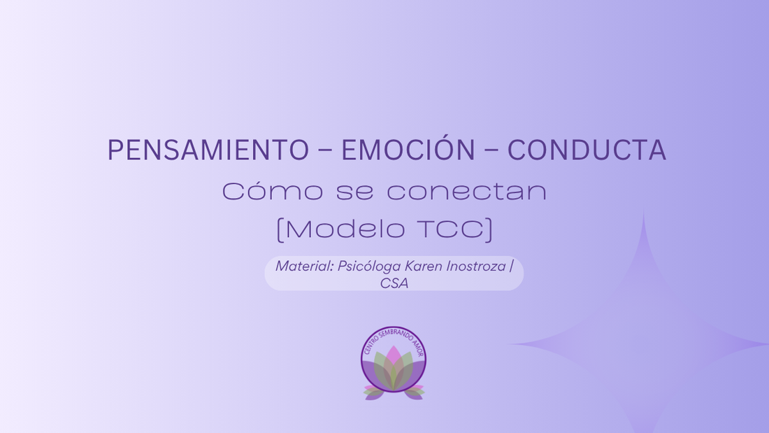 Pensamiento, emoción y conducta: modelo TCC | Psicología CSA