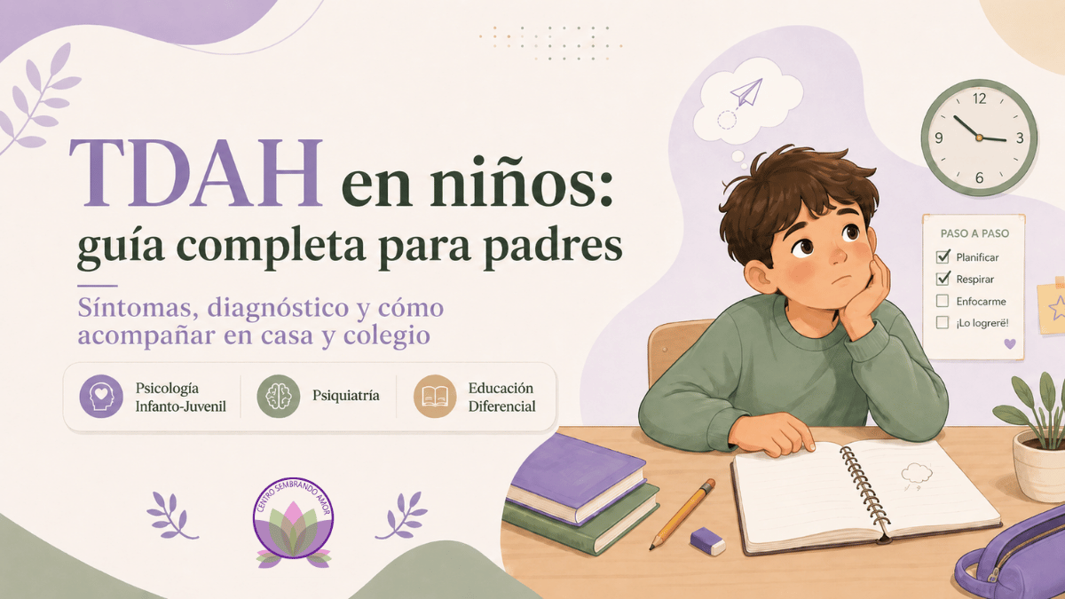 TDAH en niños: síntomas, diagnóstico y tratamiento | CSA Buin